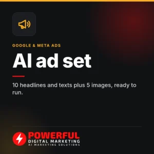 AI ad set – Powerful Digital Marketing
