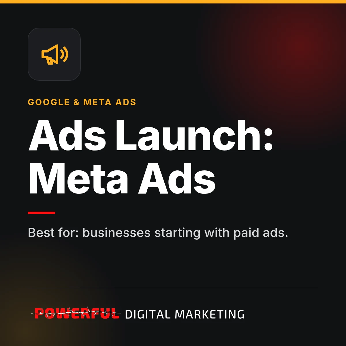 Ads Launch: Meta Ads – yearly - Powerful Digital Marketing