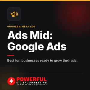 Ads Mid: Google Ads – yearly - Powerful Digital Marketing