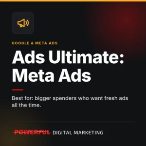 Ads Ultimate: Meta Ads – yearly - Powerful Digital Marketing