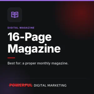 16-Page Magazine – Powerful Digital Marketing