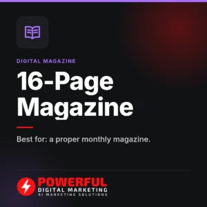 16-Page Magazine – Powerful Digital Marketing