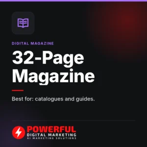 32-Page Magazine – Powerful Digital Marketing