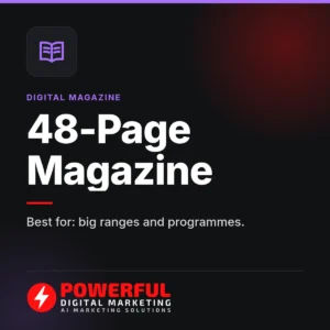48-Page Magazine – Powerful Digital Marketing