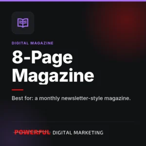 8-Page Magazine – Powerful Digital Marketing