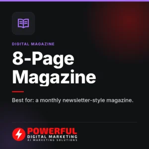 8-Page Magazine – Powerful Digital Marketing