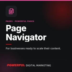 Page Navigator – Powerful Digital Marketing