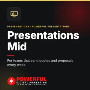 Presentations Mid – Powerful Digital Marketing