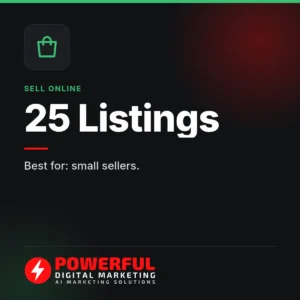 25 Listings – Powerful Digital Marketing
