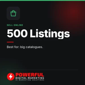 500 Listings – Powerful Digital Marketing