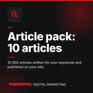 Article pack: 10 articles – Powerful Digital Marketing