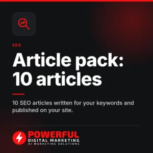 Article pack: 10 articles – Powerful Digital Marketing
