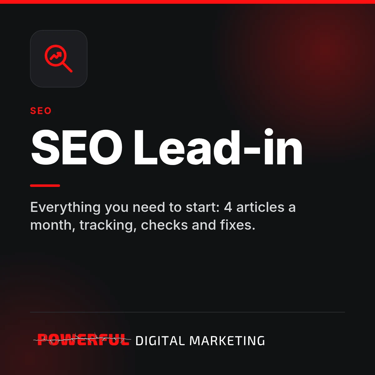 SEO Lead-in – Powerful Digital Marketing
