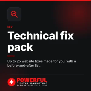 Technical fix pack – Powerful Digital Marketing