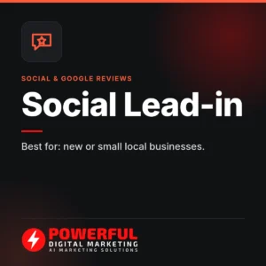 Social Lead-in – Powerful Digital Marketing