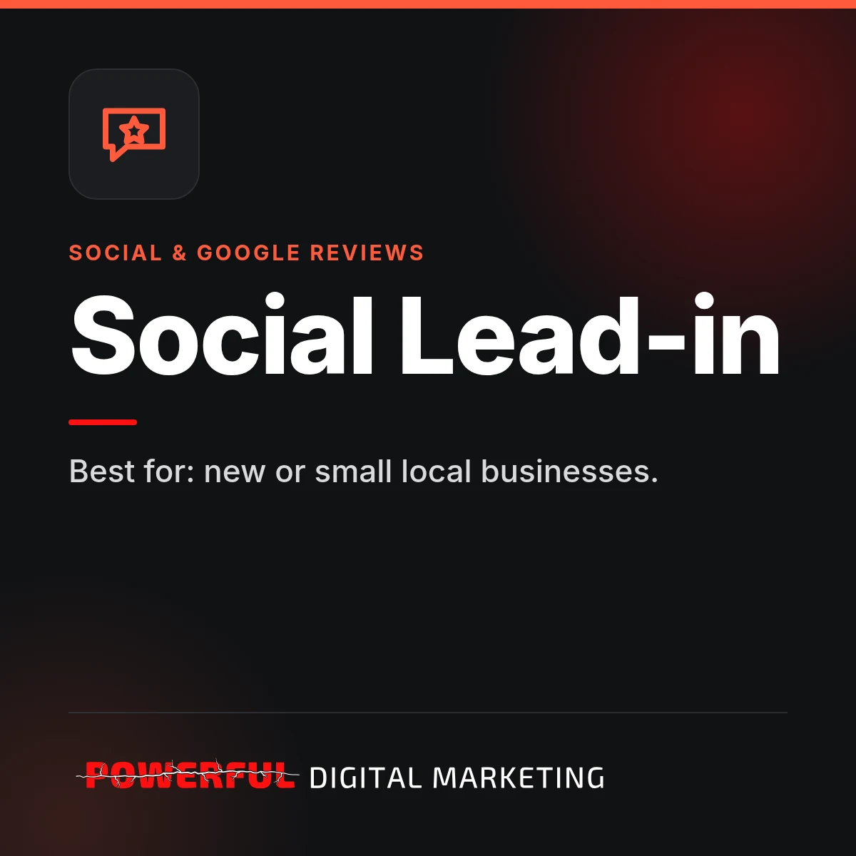 Social Lead-in – Powerful Digital Marketing
