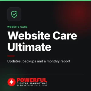Website Care Ultimate product card