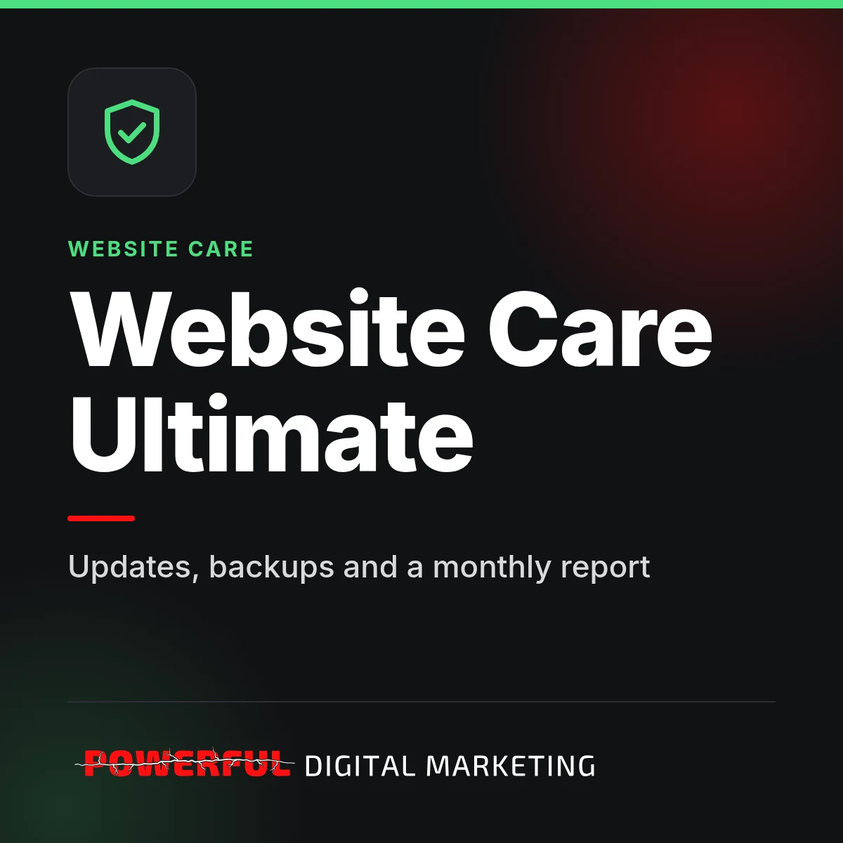 Website Care Ultimate product card
