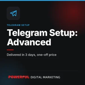 Telegram Setup Advanced product card