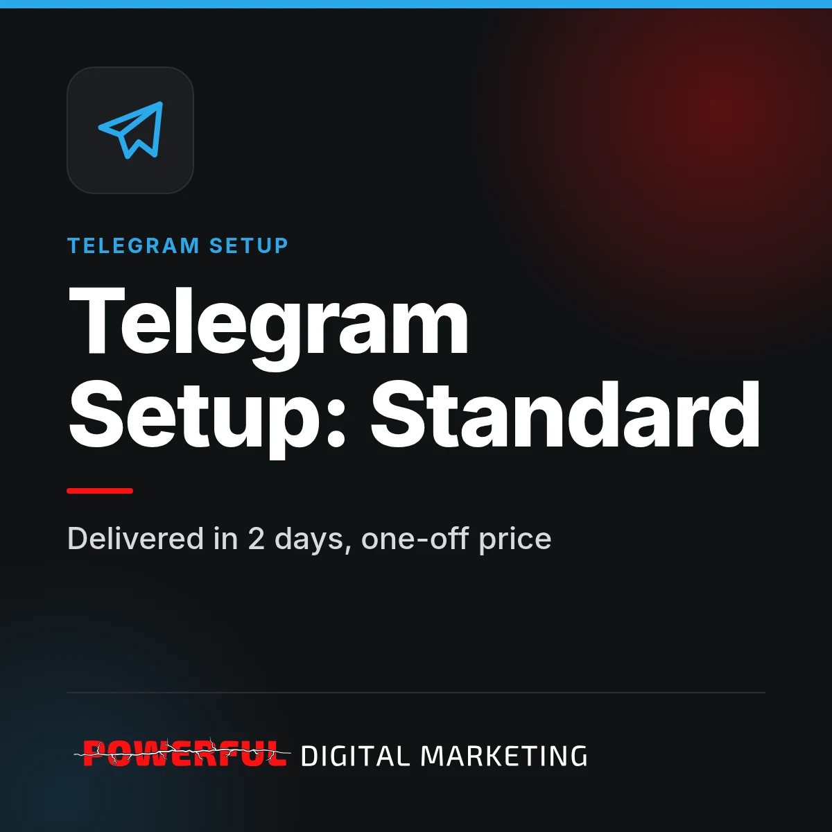 Telegram Setup Standard product card